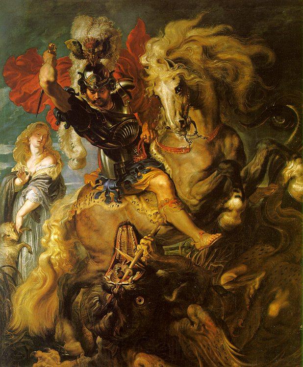 Peter Paul Rubens St George and the Dragon